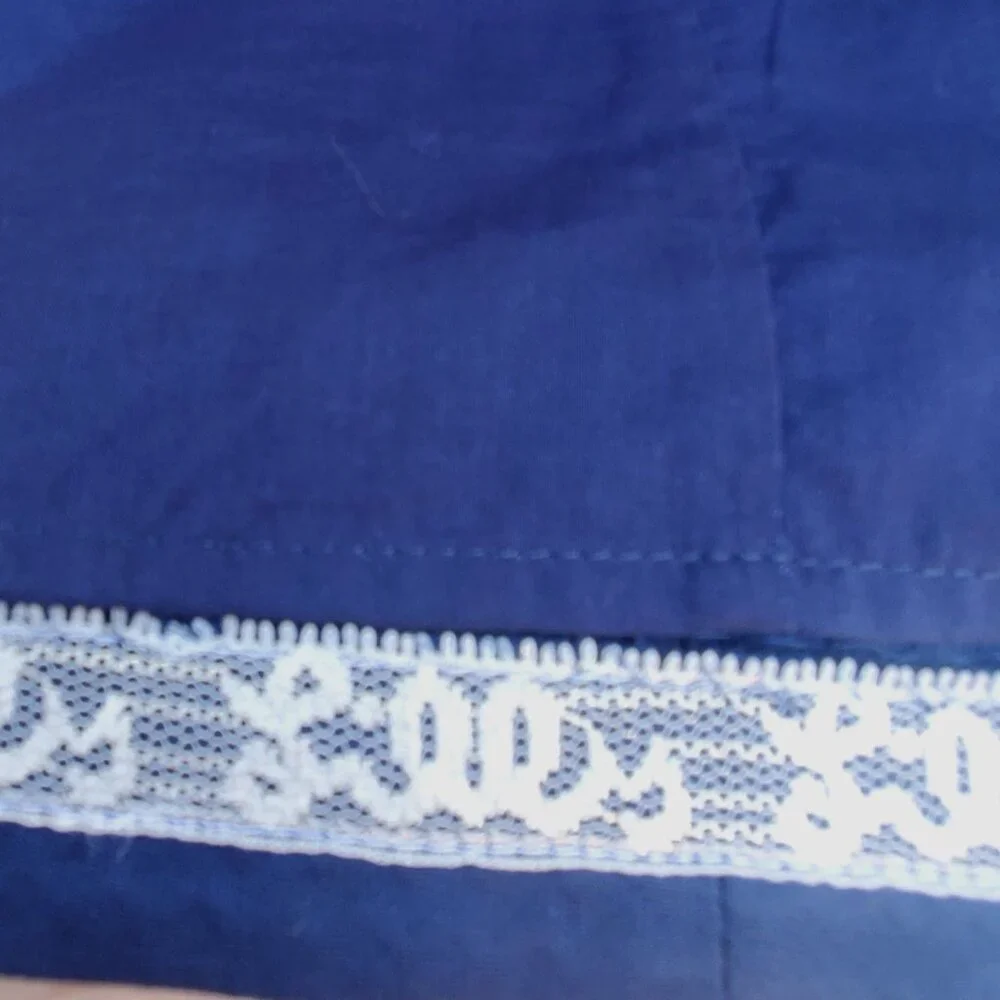 Lilly Pulitzer Valli Shift Dress Size 6 Navy Blue White Gold Sleeveless Cotton - Picture 6 of 13